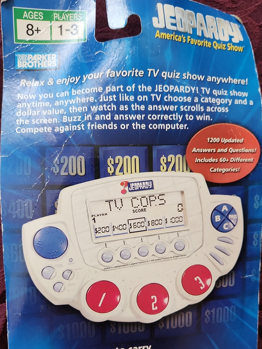 Jeopardy Handheld Game - Picture 3 of 4
